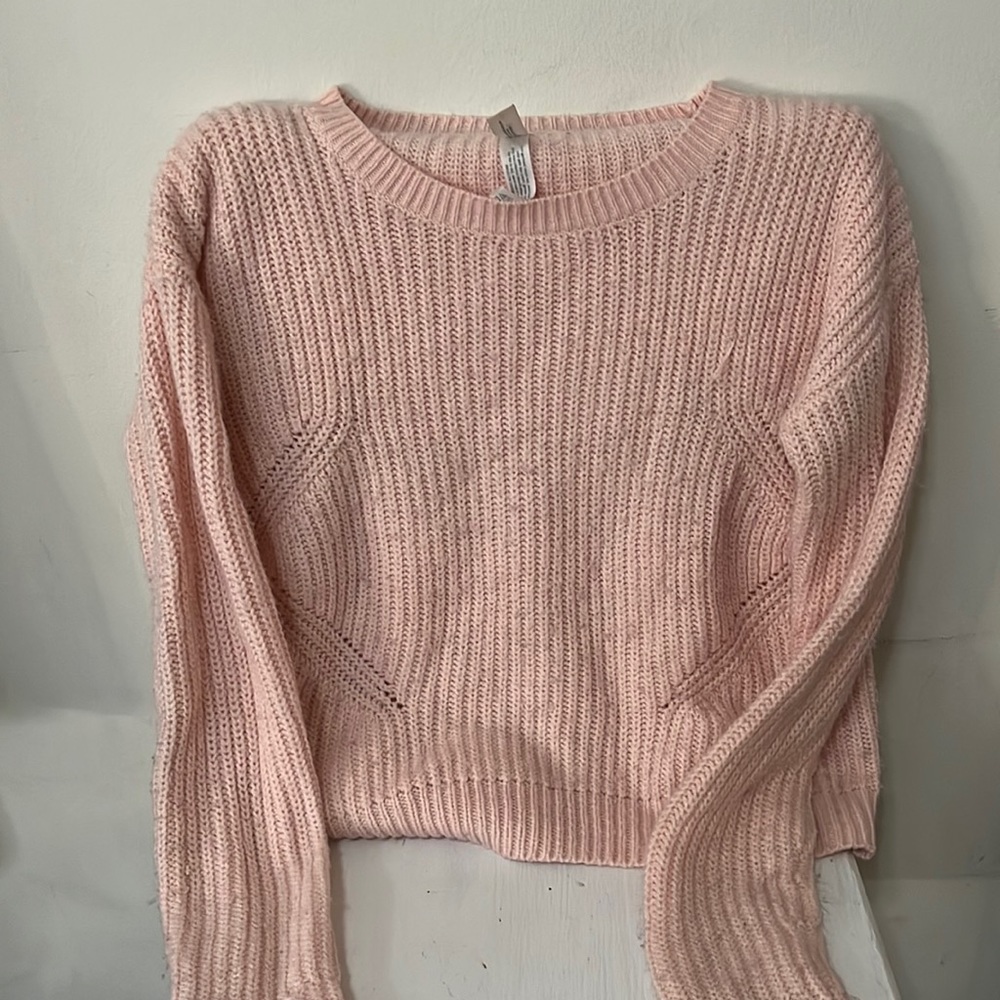 Pink sweater